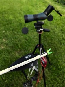 Arrow with broken nock